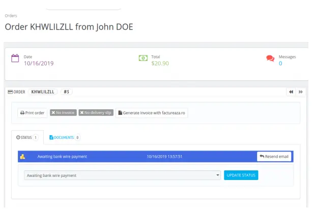 Prestashop plugin for ecommerce platforms - step 6