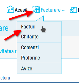 Cum verifici dacă o factură a fost transmisă eFactura - pasul 3