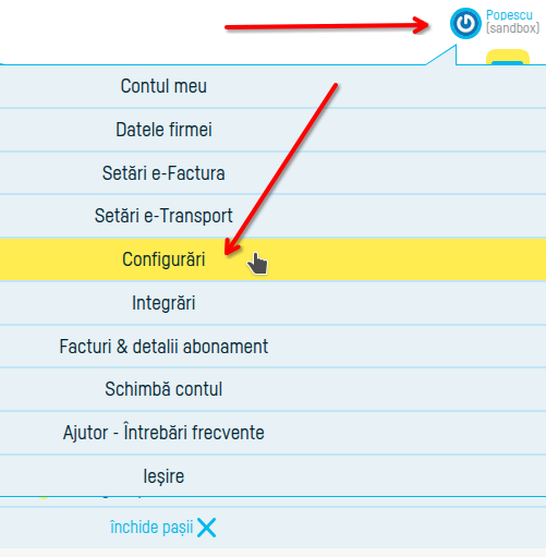 Notificări automate pentru scadenta facturilor furnizor - pasul 1