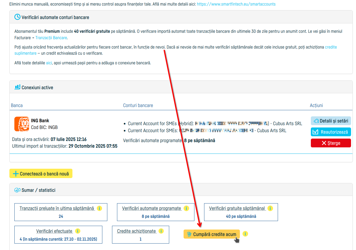 Asocierea automată a tranzacțiilor bancare cu facturile - pasul 10