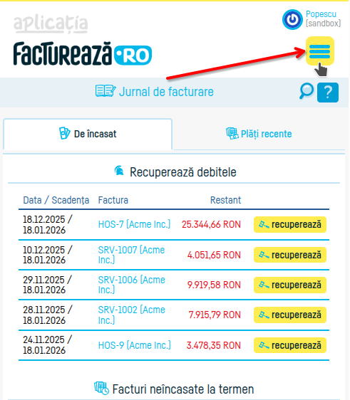 Cum adaug un aviz de însoțire a mărfii? - pasul 1