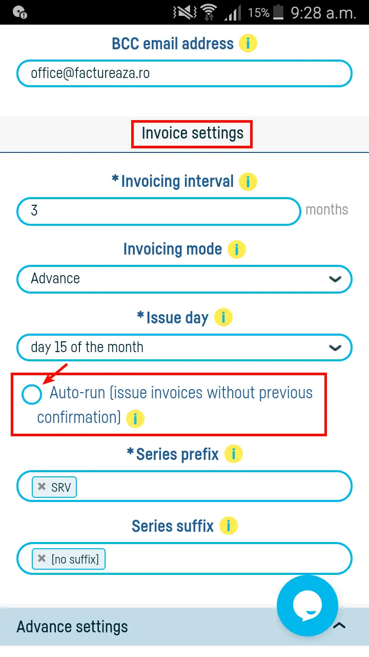 How do I add a recurrent? - step 4