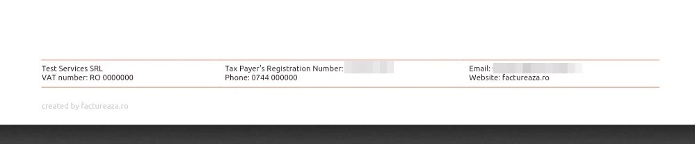 Documents footer - step 5