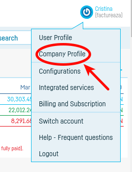 How do I delete my account and associated data? - pasul 1