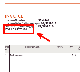 How do I enable 'Pays VAT on payment'? - pasul 3