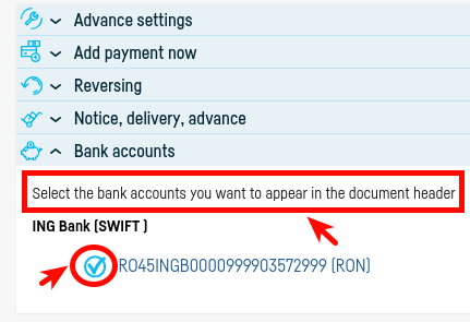 How do I add bank accounts? - pasul 3