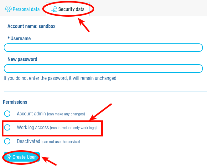 Who can add work logs? - pasul 3