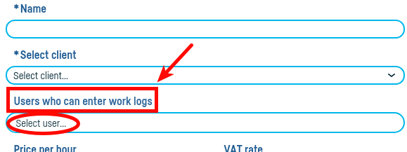 Who can add work logs? - pasul 6