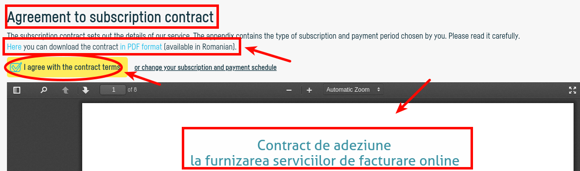 How do I subscribe to one of the paid subscriptions? - pasul 4