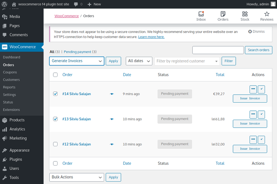 WooCommerce plugin for ecommerce platforms - pasul 9