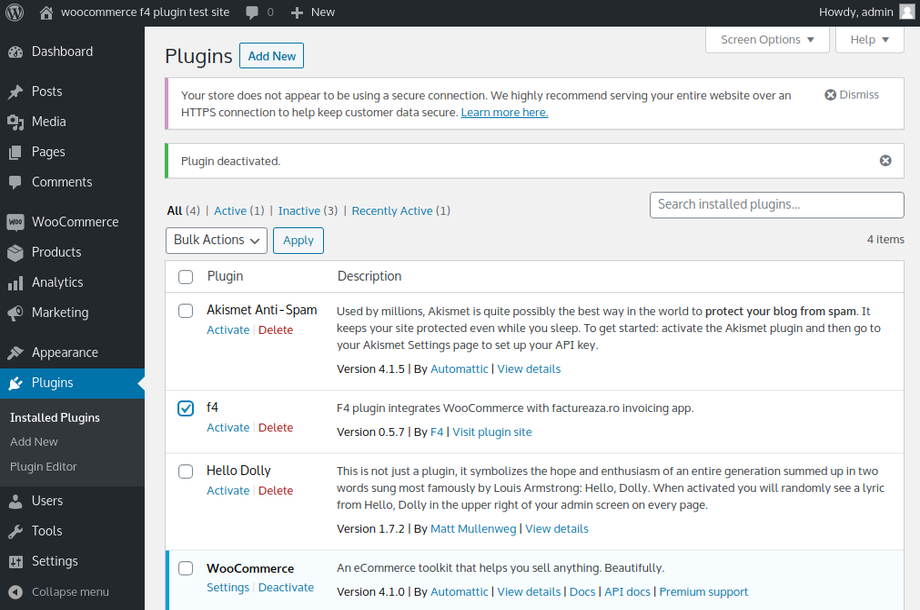 WooCommerce plugin for ecommerce platforms - pasul 5