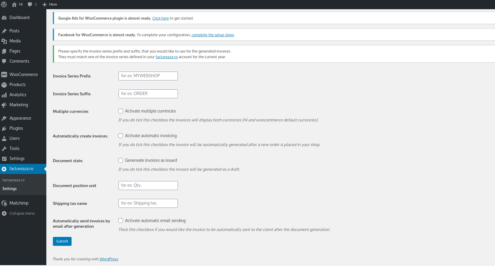 WooCommerce plugin for ecommerce platforms - pasul 7