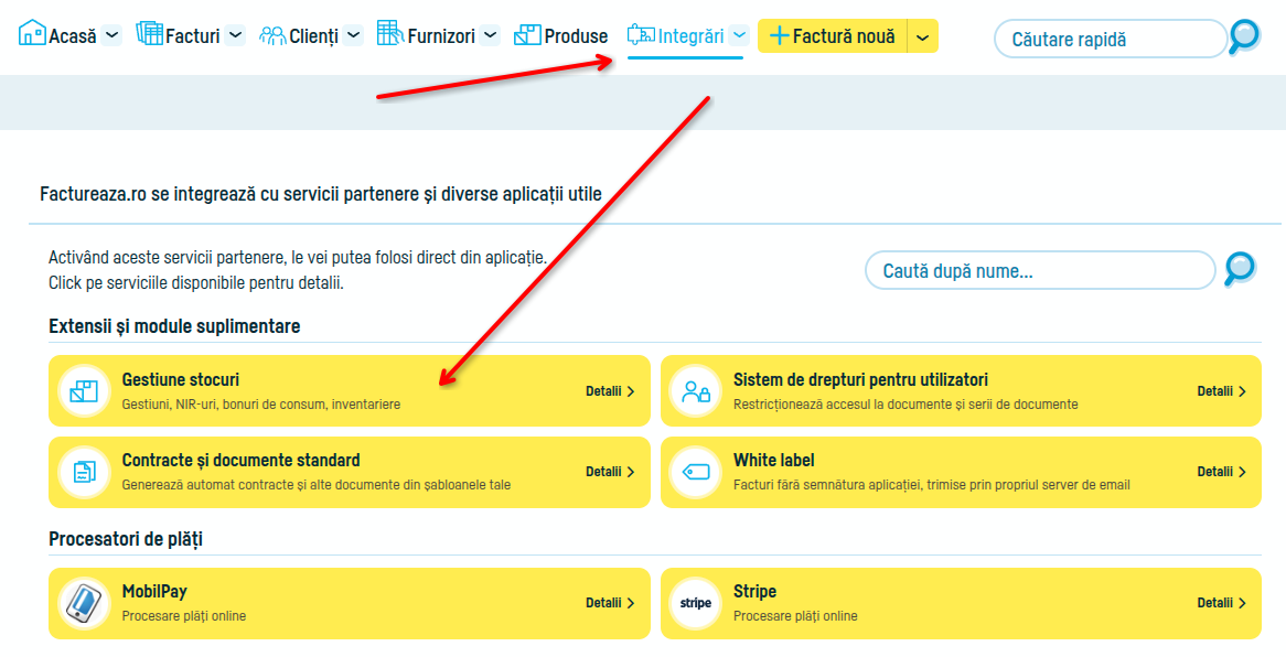 Cum activezi gestiunea stocurilor - pasul 1