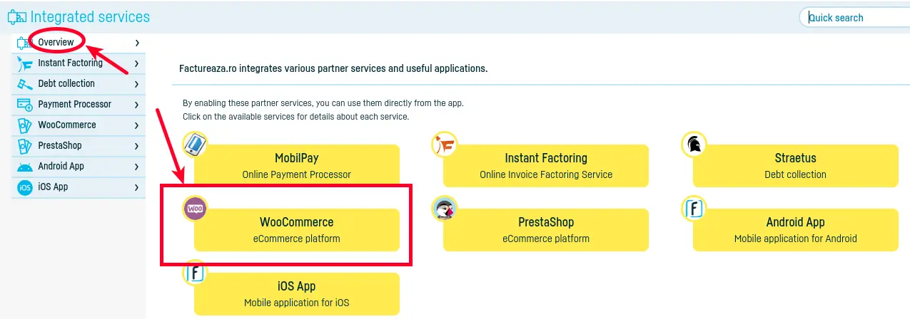WooCommerce plugin for ecommerce platforms - step 2