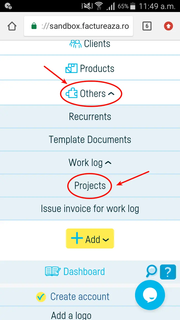 Who can add work logs? - step 6