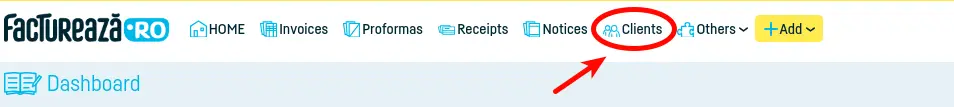 How do I add a new client? - step 1