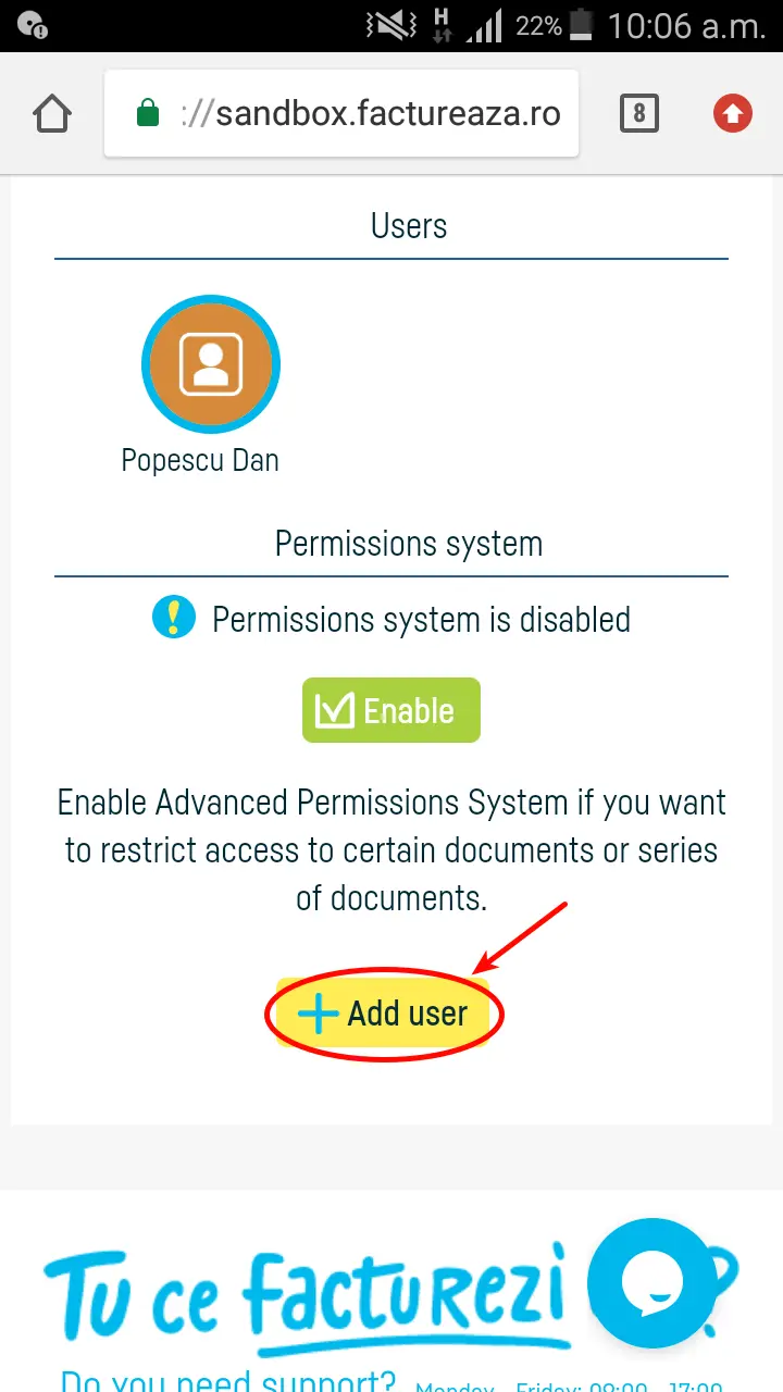 How do I add new users? - step 3