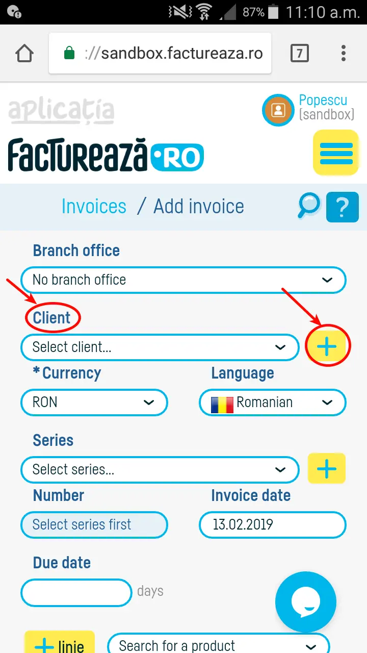 How do I add a new client? - step 4