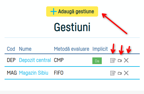 Cum adaugi o gestiune - pasul 3