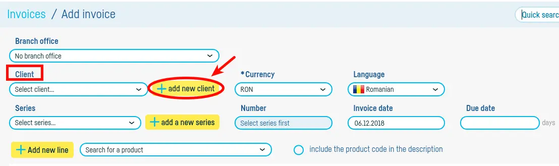 How do I add a new client? - step 5