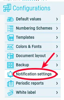 How can I send due invoices by e-mail? - step 2