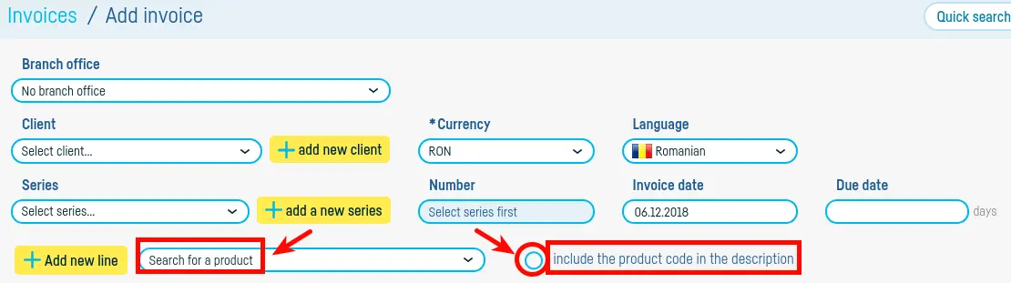 How do I add a new product / service? - step 4